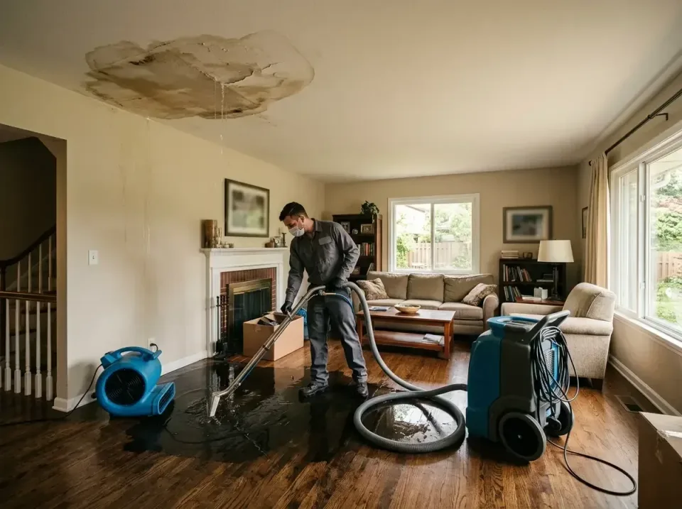 attic-pipe-burst-ceiling-drip-008 — frequently asked questions, Water Damage Restoration & Carpet Care in Pembroke, GA